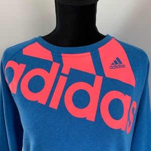 Adidas Logo Crew Neck Pullover Sweatshirt